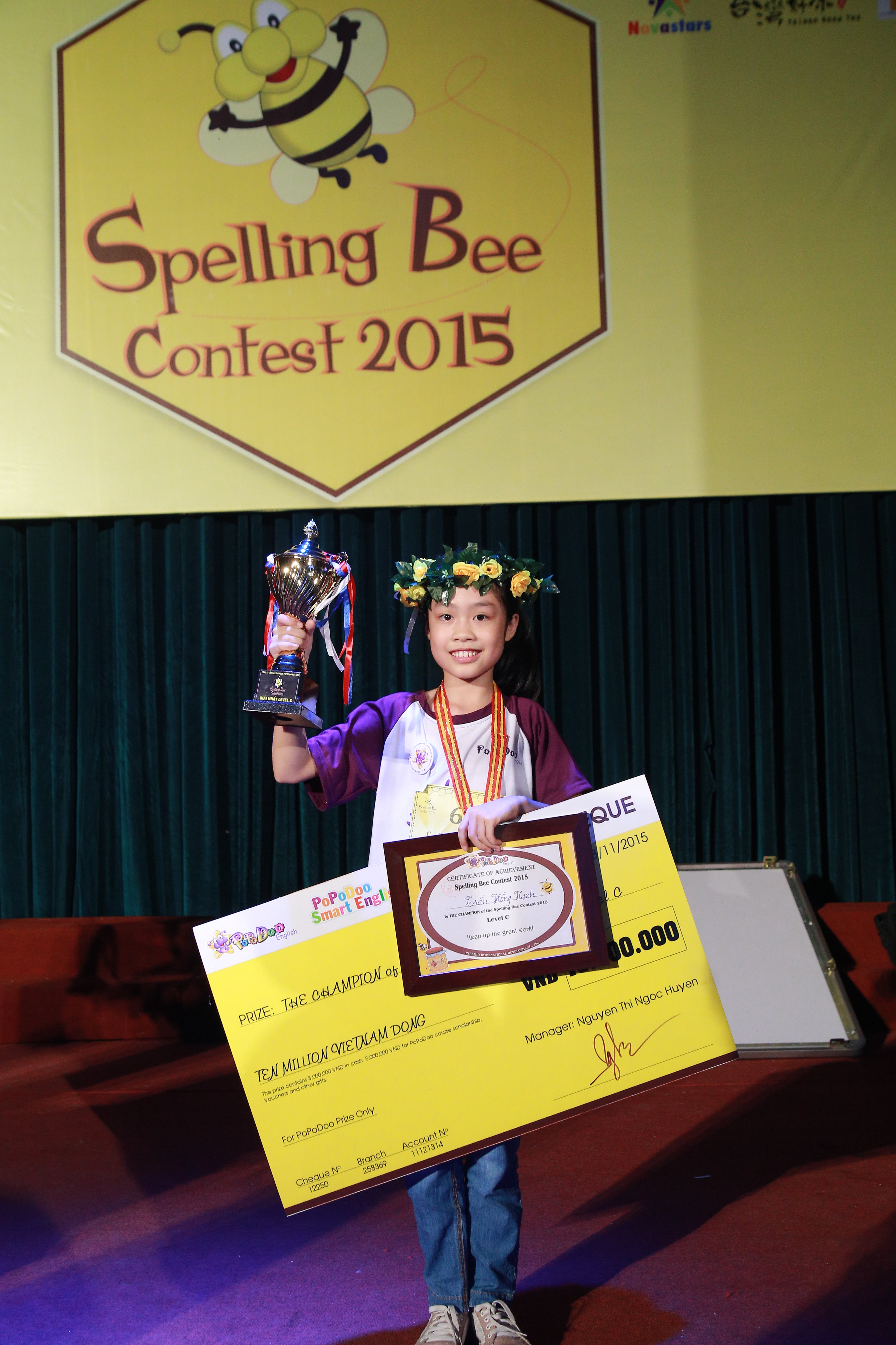 Throwback our Spelling Bee Contest 2015 Champions - Level C