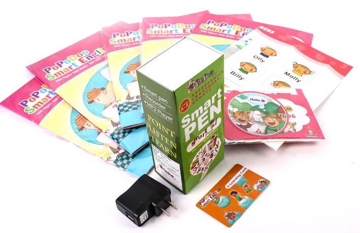 Giáo trình PoPoDoo Smart English (01 trình độ)