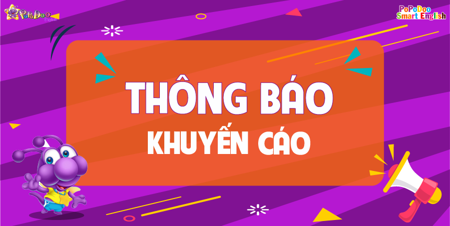 Thông báo khuyến cáo về việc sử dụng website, phần mềm ứng dụng mượn danh nghĩa PoPoDoo Việt Nam